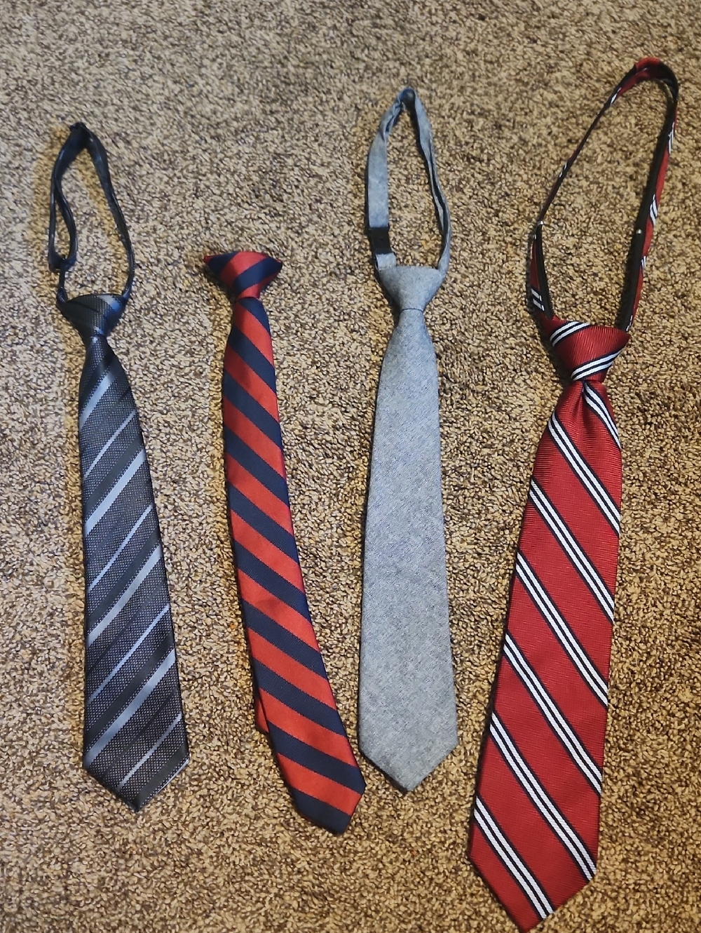 Set of 4 Boys' Neckties - In Great Condition